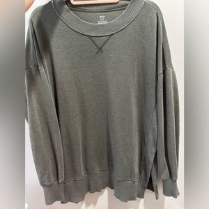 Aerie green sweatshirt